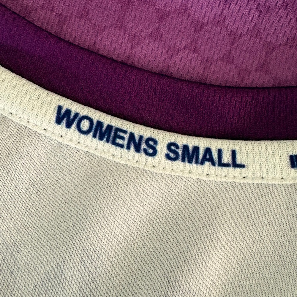 INKnBURN Run or Die Singletrack Mind Purple Tech Running Shirt Womens Small NEW - Picture 8 of 9